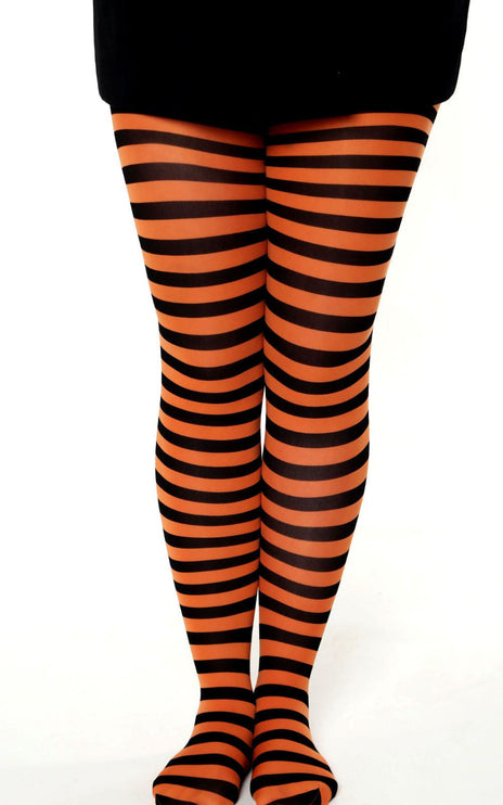 Striped Tights - Pumkin Pie