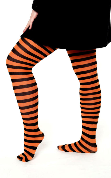 Striped Tights - Pumkin Pie