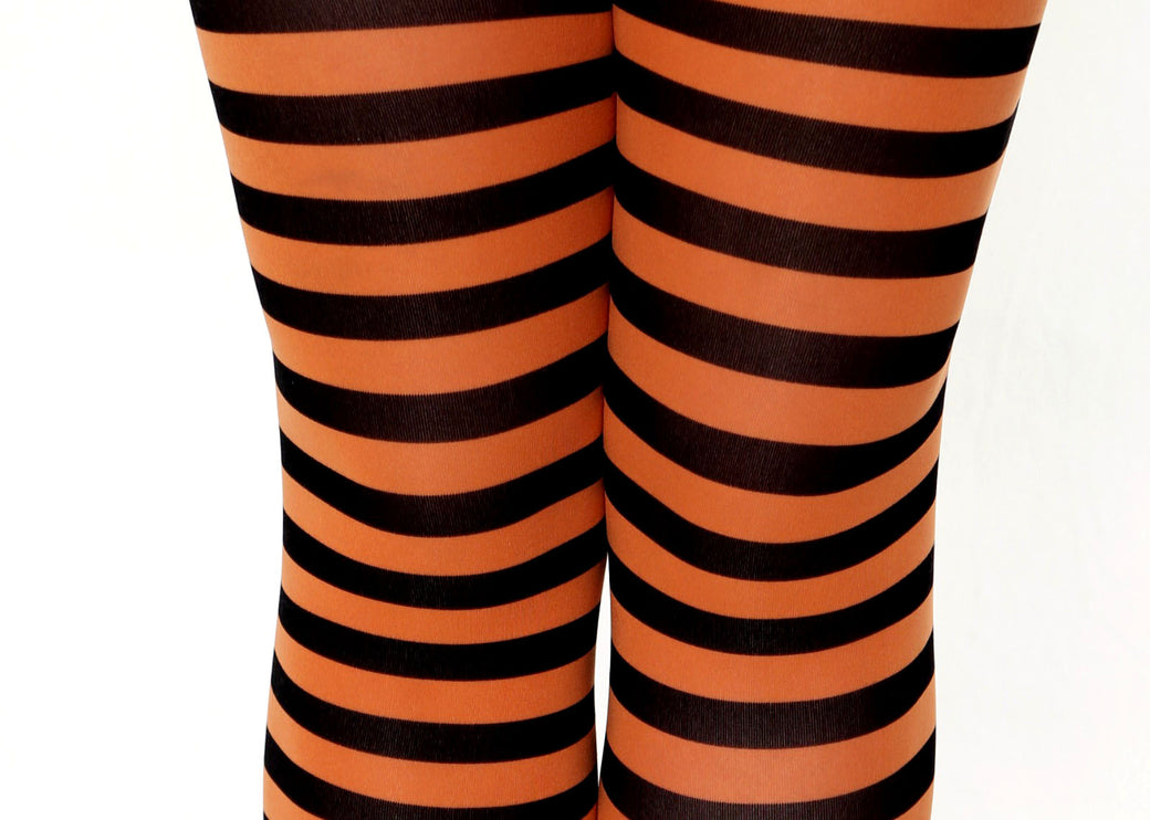 Striped Tights - Pumkin Pie