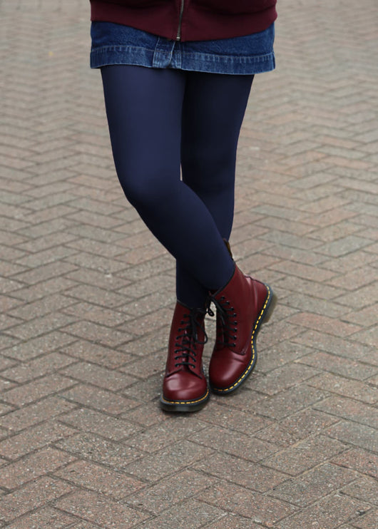 50 Denier Midnight Navy Tights