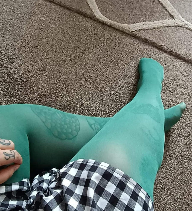 50 Denier Green Tights