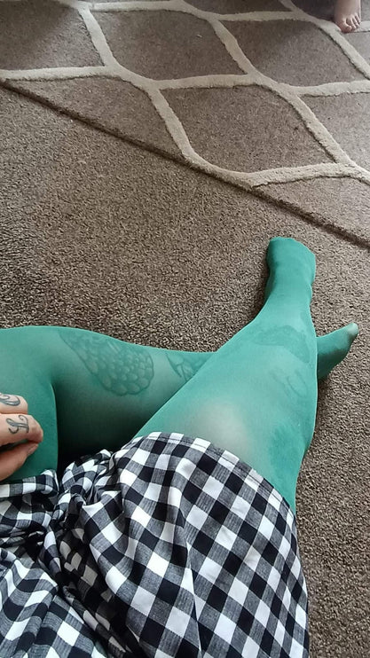 50 Denier Green Tights