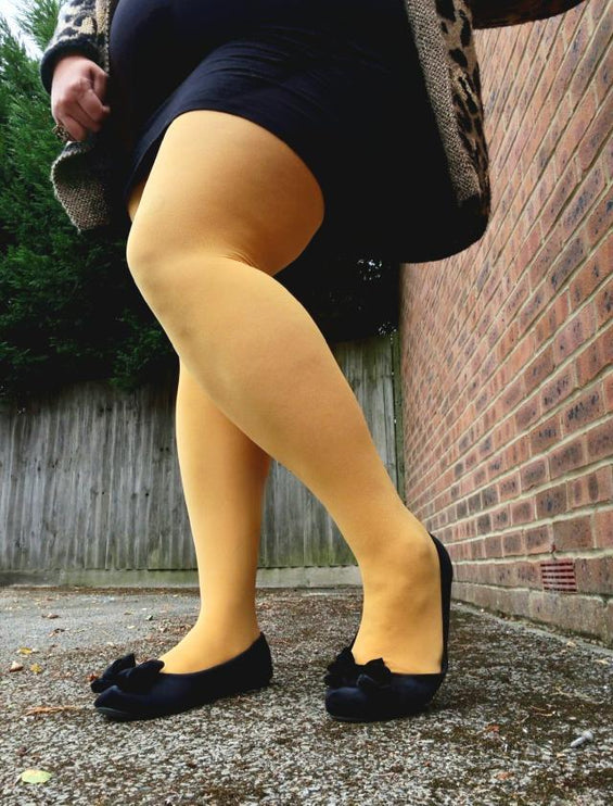 80 Denier Yellow Tights