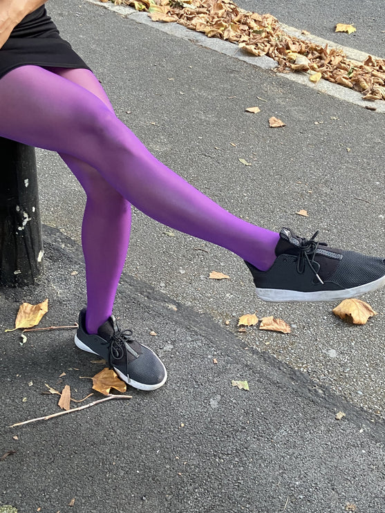 80 Denier Plum Tights