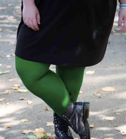 120 Denier Green Tights