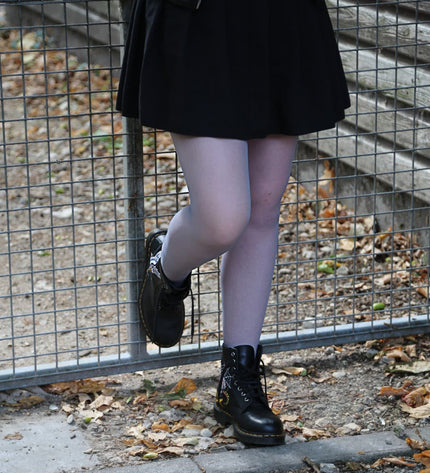15 Denier Pale Grey Tights