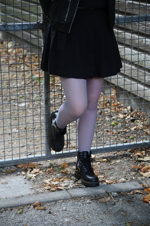 15 Denier Pale Grey Tights