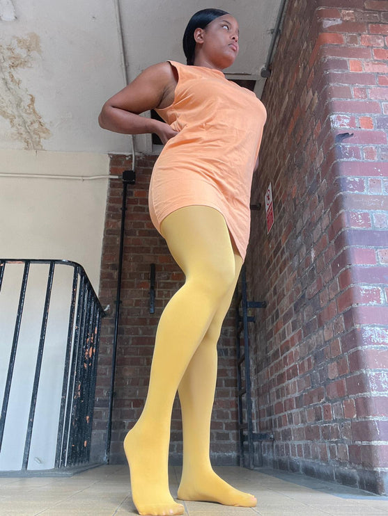 50 Denier Yellow Tights