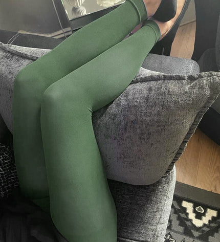 Khaki Footless Tights