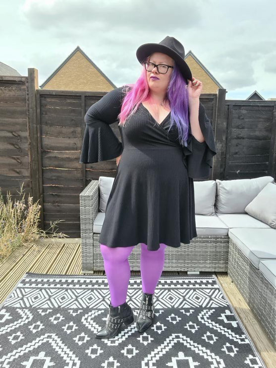 50 Denier Purple Reign Tights