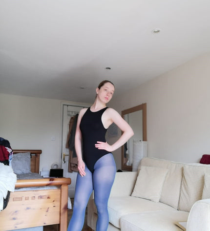 50 Denier Cool Breeze Blue Tights