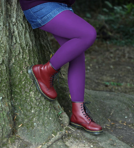120 Denier Plum Tights