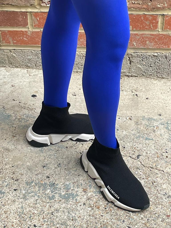 80 Denier Electric Royal Blue Tights