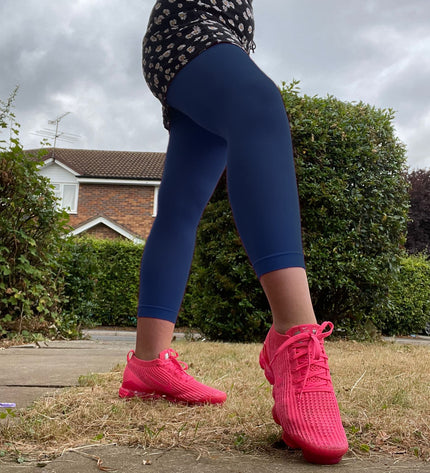 French Blue Footless Tights