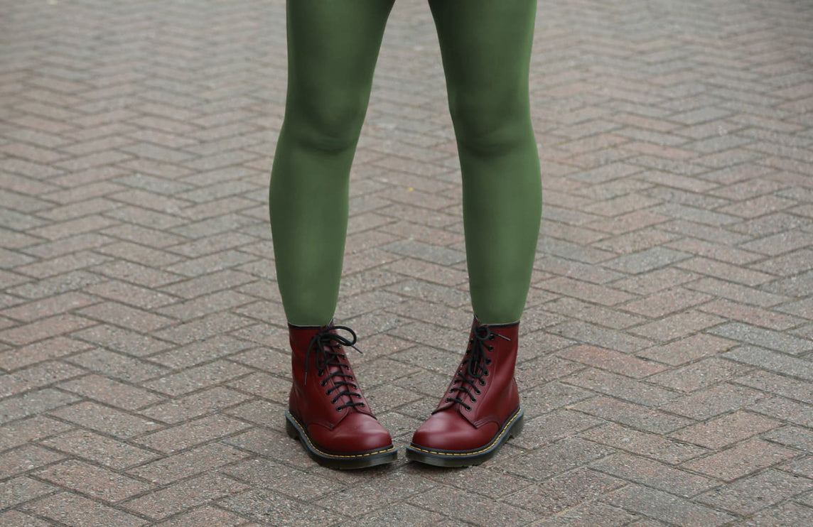 80 Denier Khaki Tights