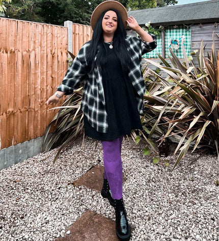 50 Denier Purple Reign Tights