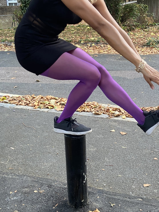 50 Denier Plum Tights