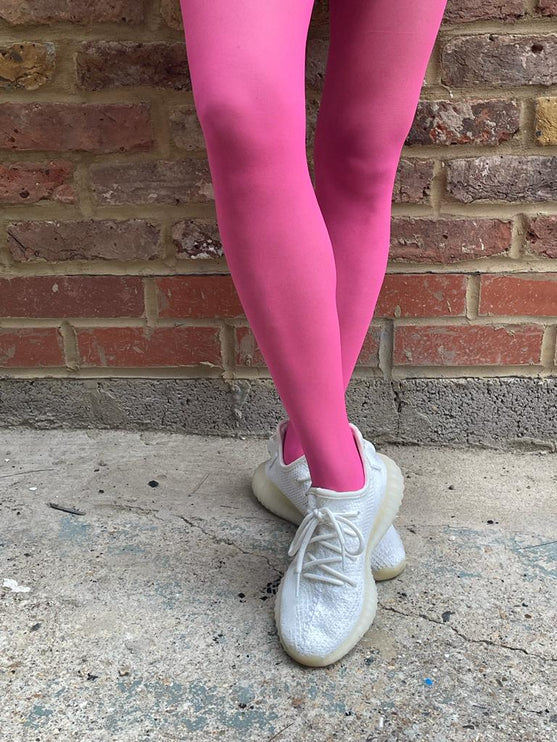 15 Denier Hot Pink Starburst Tights