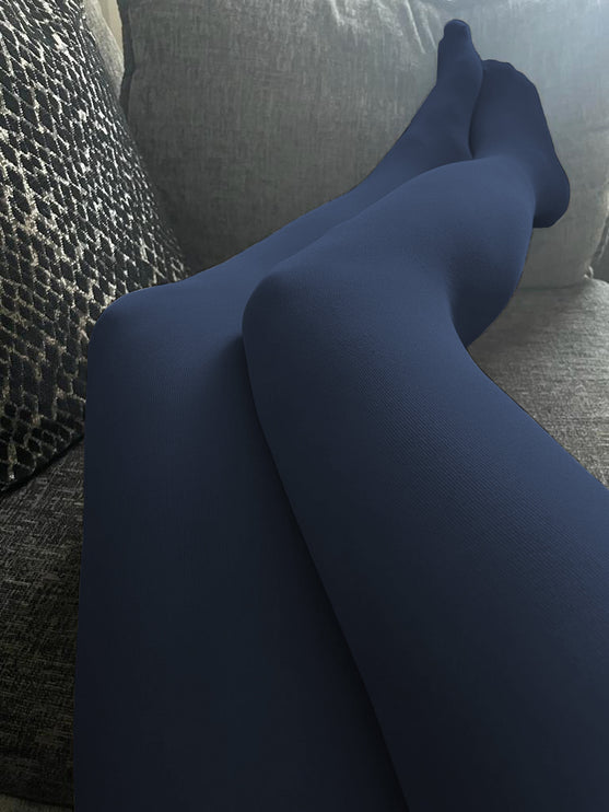 50 Denier Midnight Navy Tights