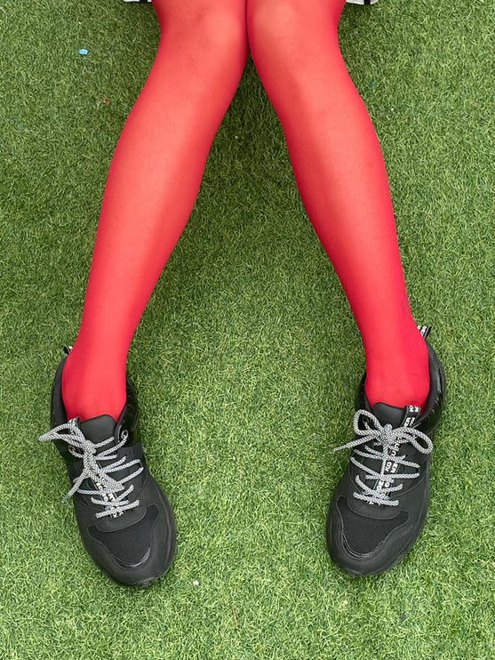 15 Denier Red Passion Tights