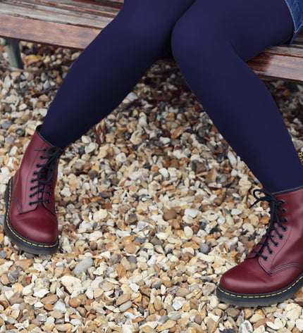 50 Denier Midnight Navy Tights