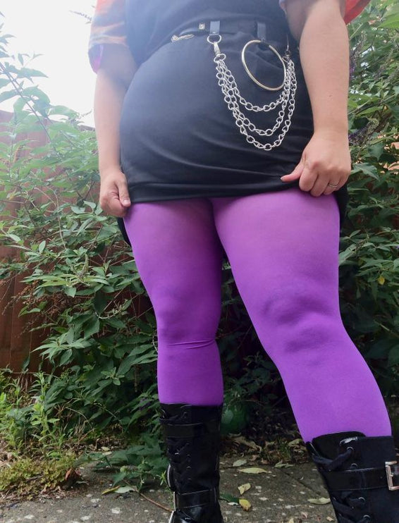 80 Denier Purple Reign Tights