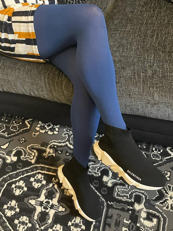 15 Denier Cool Breeze Blue Tights