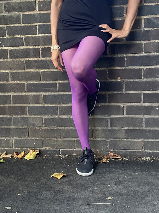 80 Denier Plum Tights