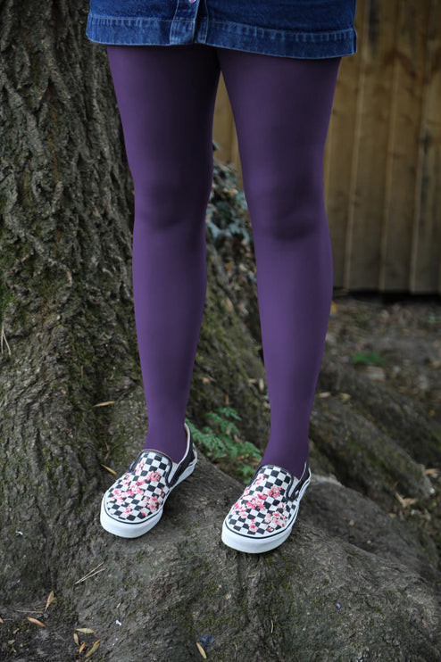 50 Denier Plum Tights