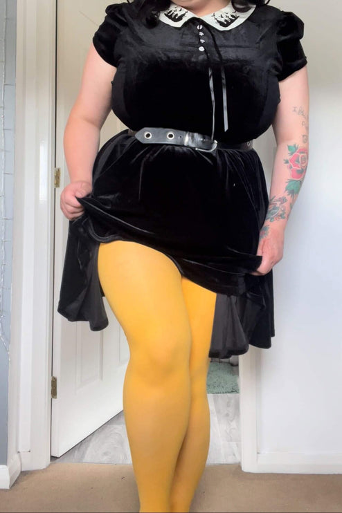 120 Denier Yellow Tights