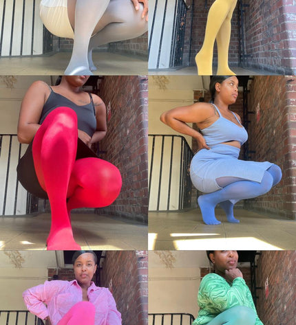 80 Denier Green Tights