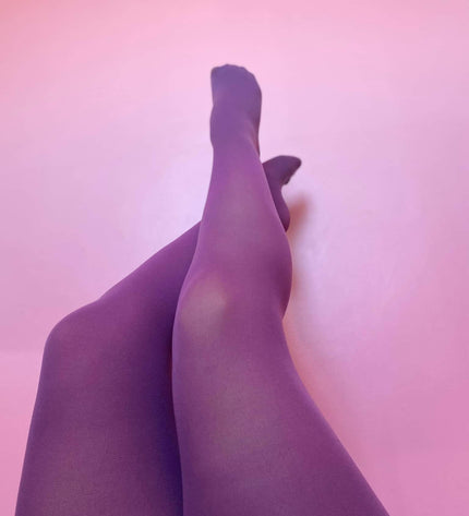 120 Denier Plum Tights