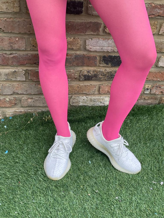 15 Denier Hot Pink Starburst Tights