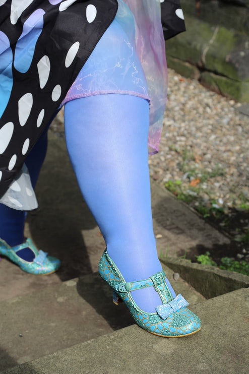 80 Denier Cool Breeze Blue Tights