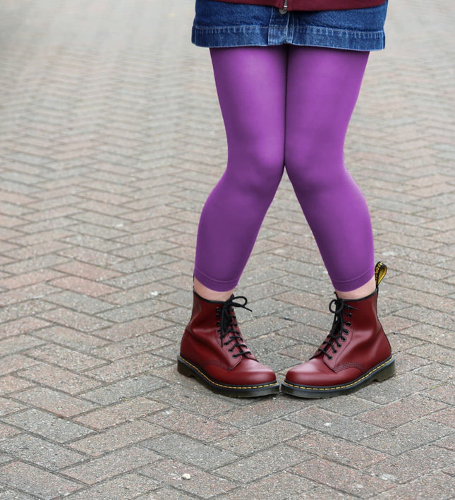 Purple Reign Footless Tights