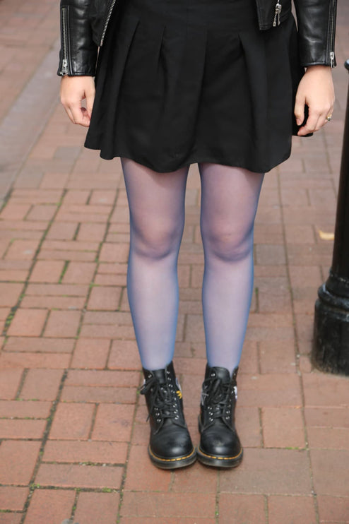 15 Denier Teal Tights