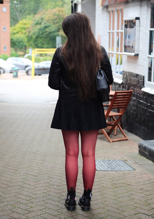 15 Denier Fine Wine Tights