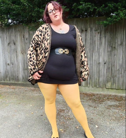 120 Denier Yellow Tights